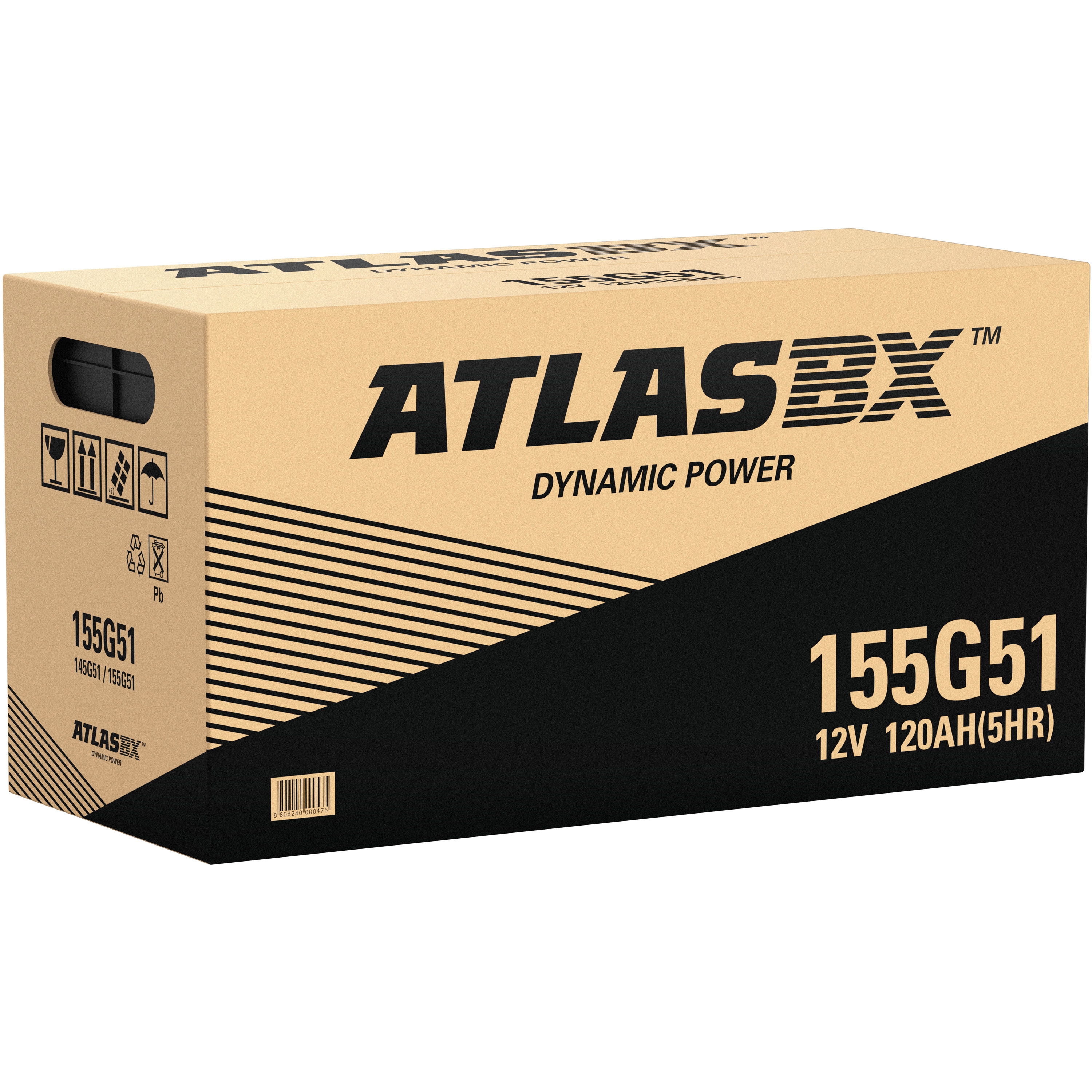 AT 155G51 メンテナンスフリーバッテリー ATLAS BX 1個 アトラス(ATLAS