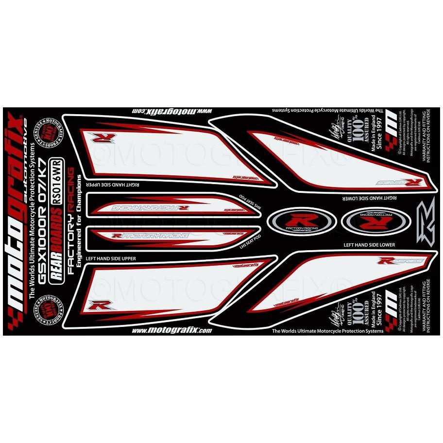 MT-RS016WR ボディパッド リア  MT-RS016WR MOTO GRAFIX (モトグラフィックス) タイプRear Body Pad
