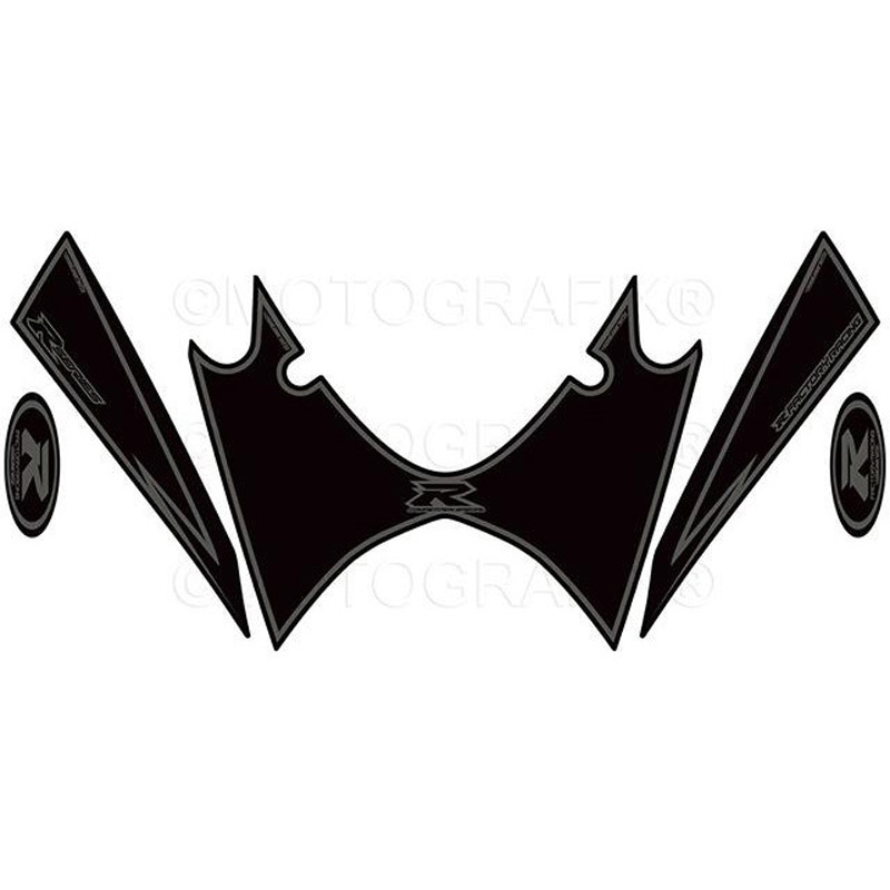 MT-NS011KE ボディパッド フロント MT-NS011KE MOTO GRAFIX (モトグラフィックス) ブラック/メタリック グレー色 タイプFront Body Pad