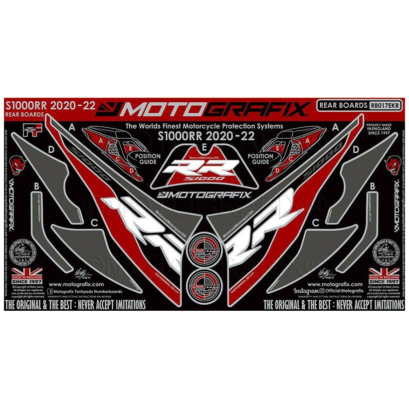 MT-RB017EKR ボディパッド リア  MT-RB017EKR MOTO GRAFIX (モトグラフィックス) タイプRear Body Pad
