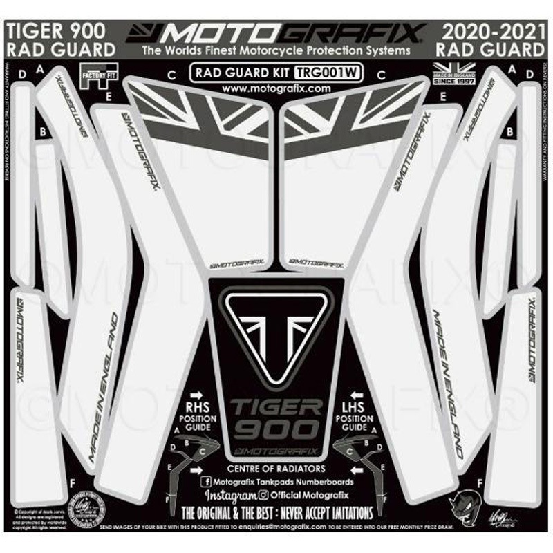 MT-TRG001W ラジエターガードプロテクション MT-TRG001W MOTO GRAFIX (モトグラフィックス) タイプRadiator Guard Protection