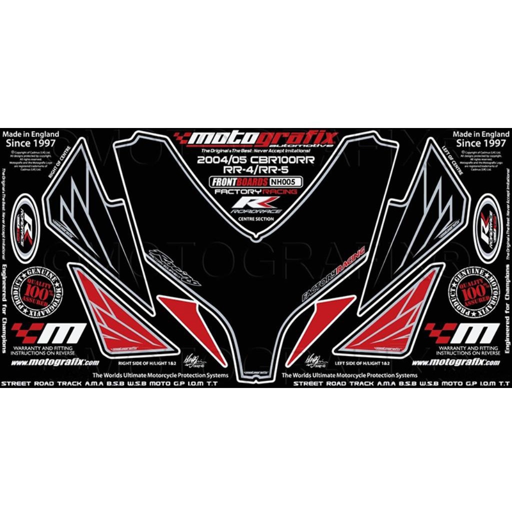 MT-NH005KR フロント ボディパッド MT-NH005KR MOTO GRAFIX (モトグラフィックス) タイプFront Body Pad