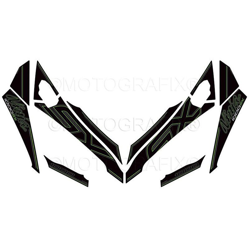 MT-NK024KGE フロント ボディパッド MT-NK024KGE MOTO GRAFIX (モトグラフィックス) タイプFront Body Pad