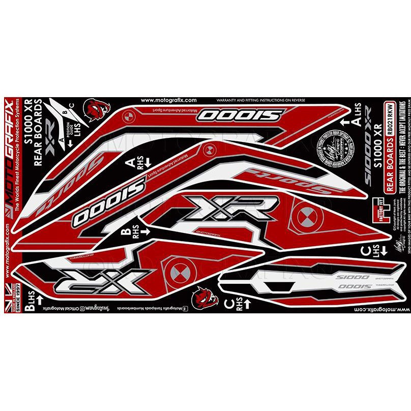 MT-RB021RKW リア ボディパッド MT-RB021RKW MOTO GRAFIX (モトグラフィックス) タイプRear Body Pad