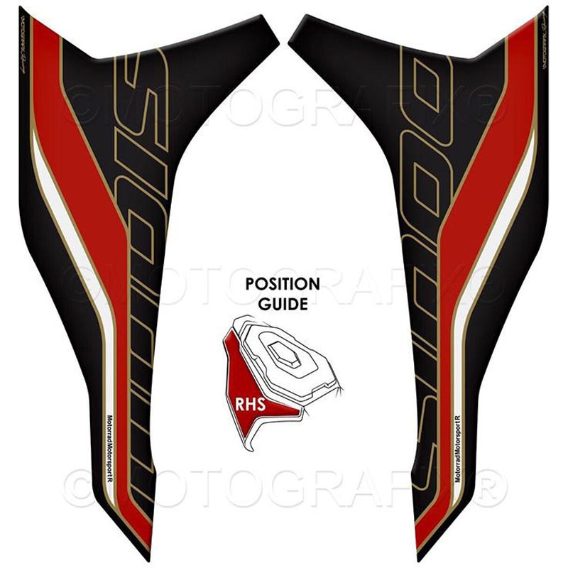 MT-RB024KRA リア ボディパッド MT-RB024KRA MOTO GRAFIX (モトグラフィックス) タイプRear Body Pad