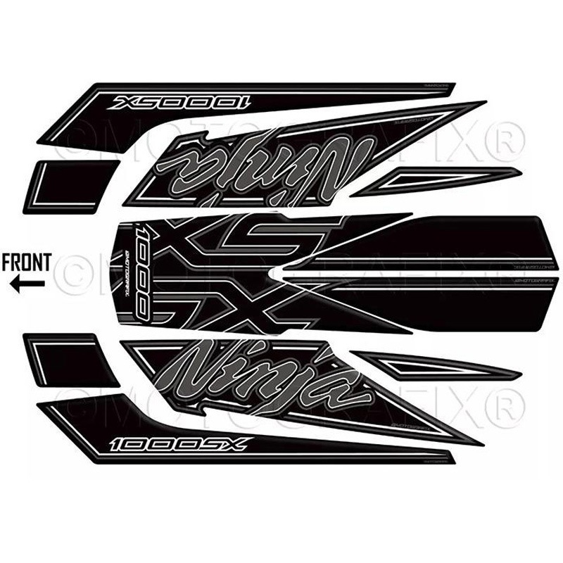 MT-RK022KW リア ボディパッド MT-RK022KW MOTO GRAFIX (モトグラフィックス) タイプRear Body Pad