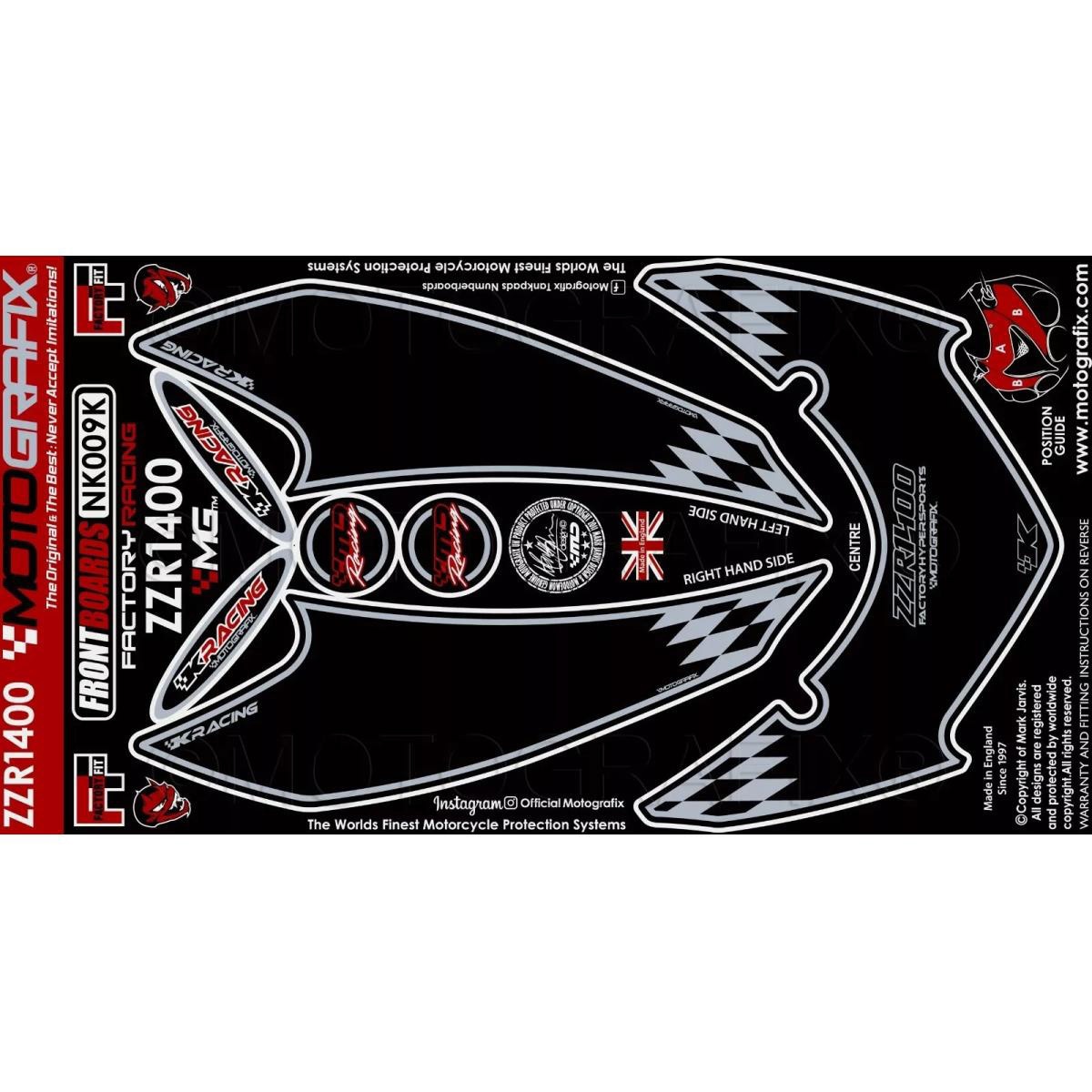 MT-NK009K フロント ボディパッド MT-NK009K MOTO GRAFIX (モトグラフィックス) タイプFront Body Pad