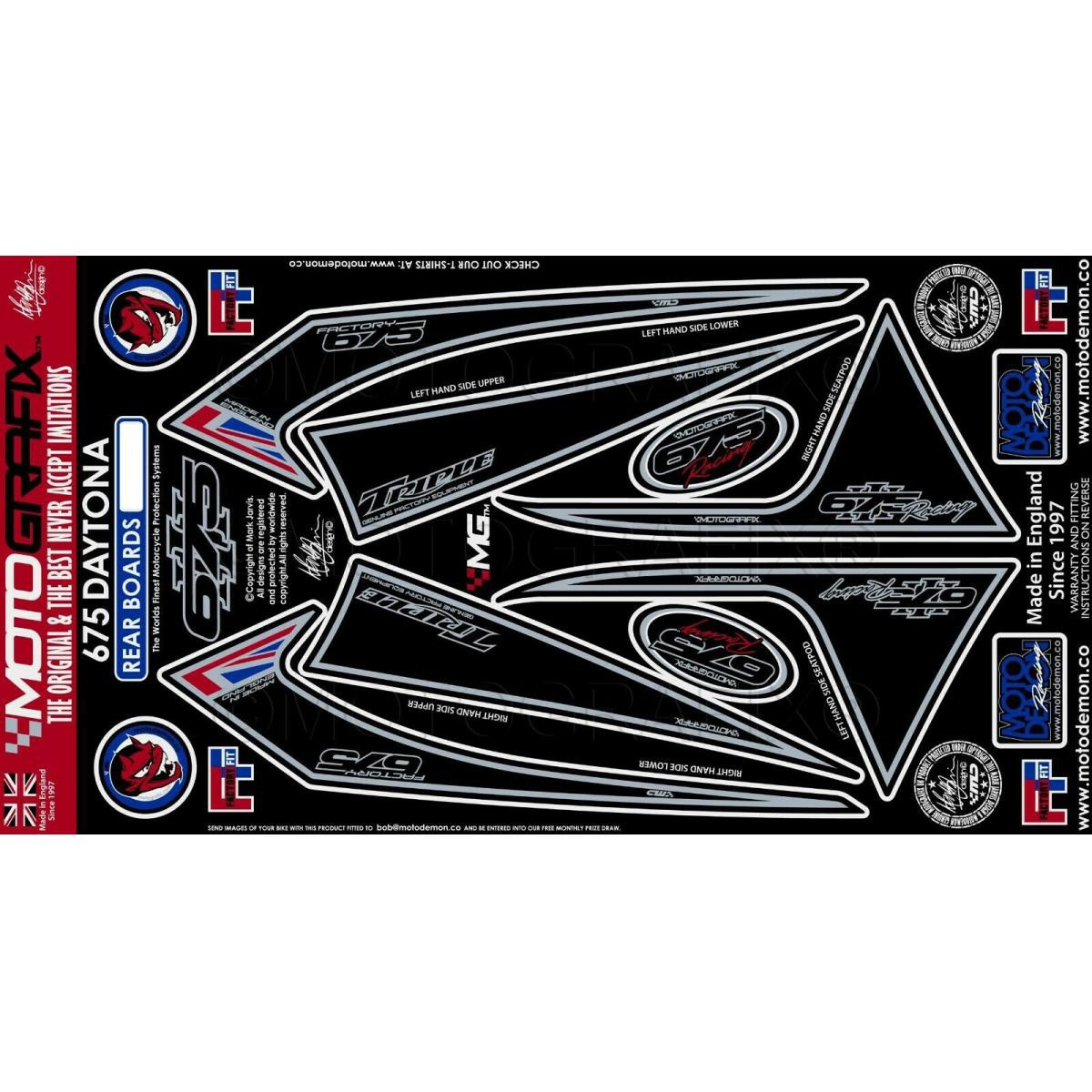 MT-RT001KS リア ボディパッド MT-RT001KS MOTO GRAFIX (モトグラフィックス) タイプRear Body Pad 10,935円
