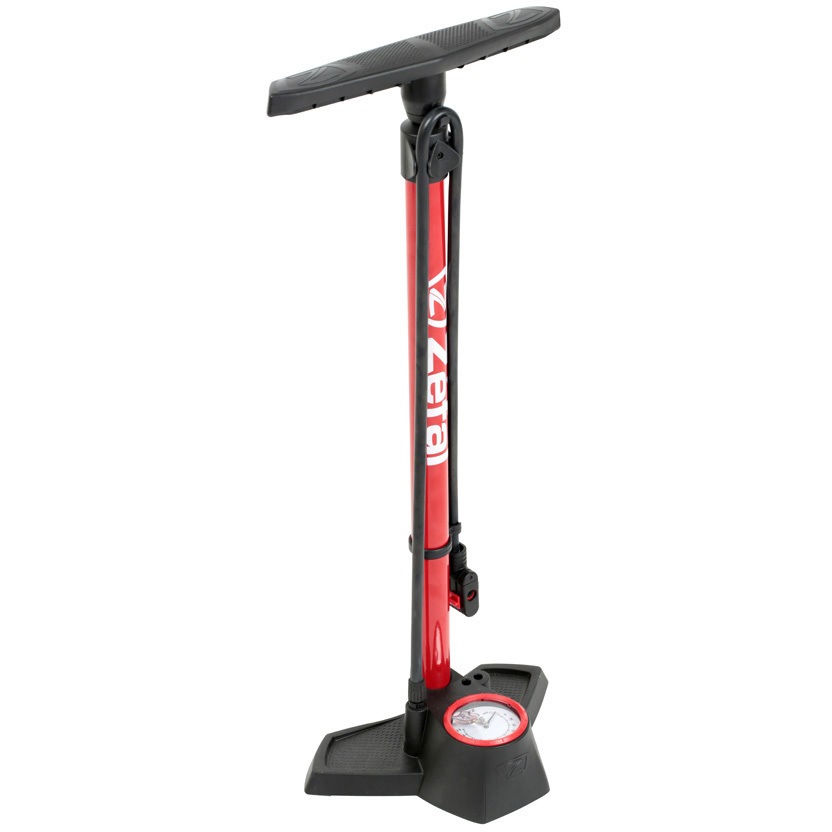 0864 ZF FP30Zスイッチフロアポンプ Zefal レッド色