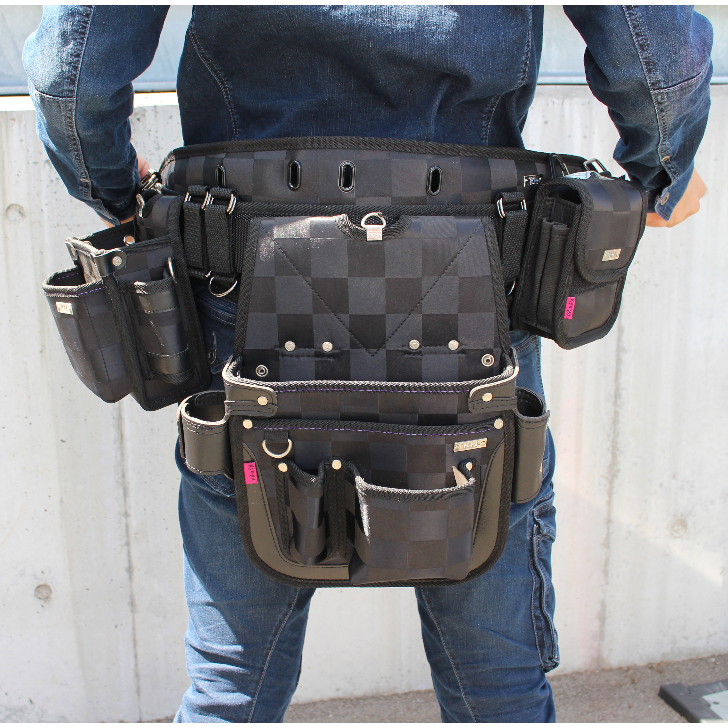 RY5250 エアー式 サポーターベルト KH(基陽) サポータベルト/龍牙格子