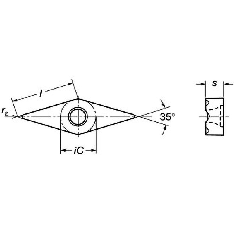 TR-VB1308-F 1525 CoroTurn(R) TR 旋削加工用チップ 1箱(10個) サンドビック 【通販モノタロウ】