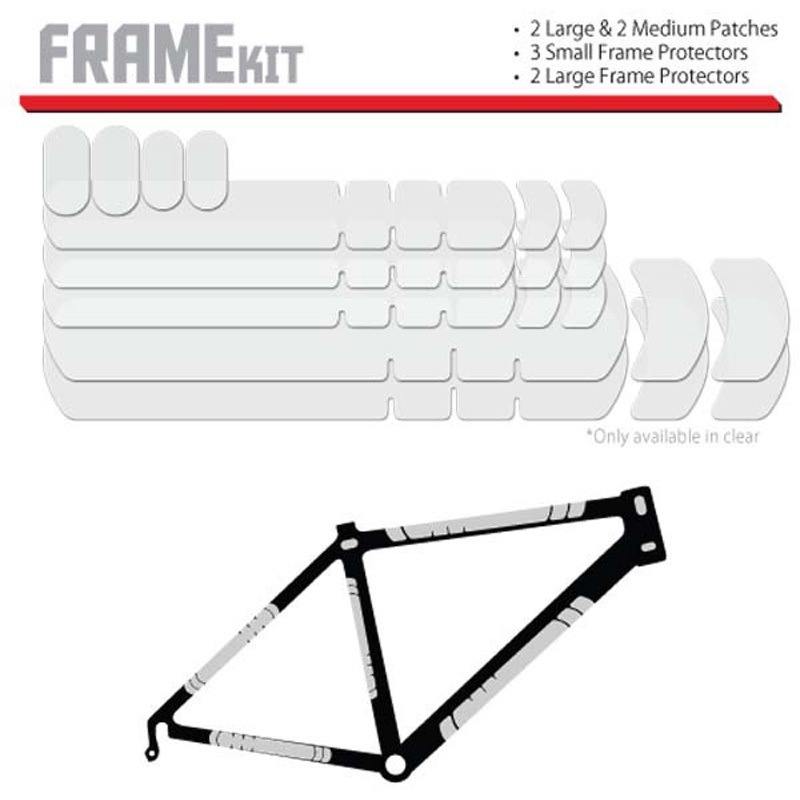 MBPDS500 FRAME KIT LIZARD SKINS マットクリア色