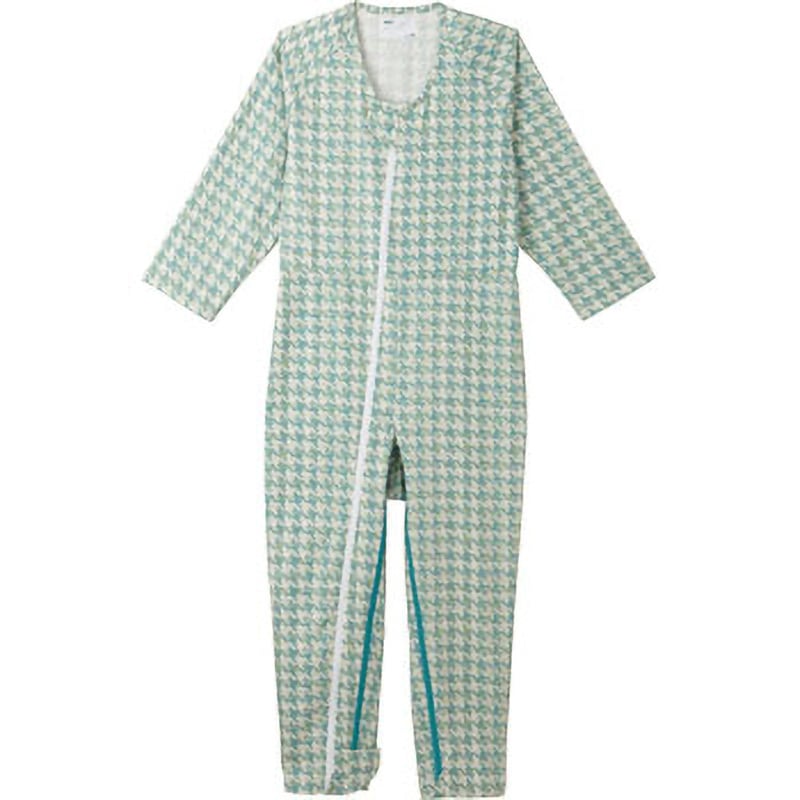 エンゼル コンビネーション フルオープン型 ツイル オールシーズン クリーム S 介護パジャマ コンビネーション（フルオープン型） エンゼルオープン式 オール