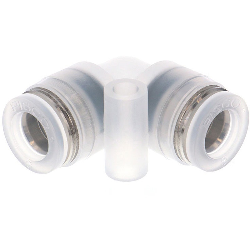 SPPV8 チューブフィッティングPP/耐腐食性SUS303相当 ユニオンエルボ PISCO(ピスコ) 適合チューブ外径8mm 1袋(10個) SPPV8 5,227円