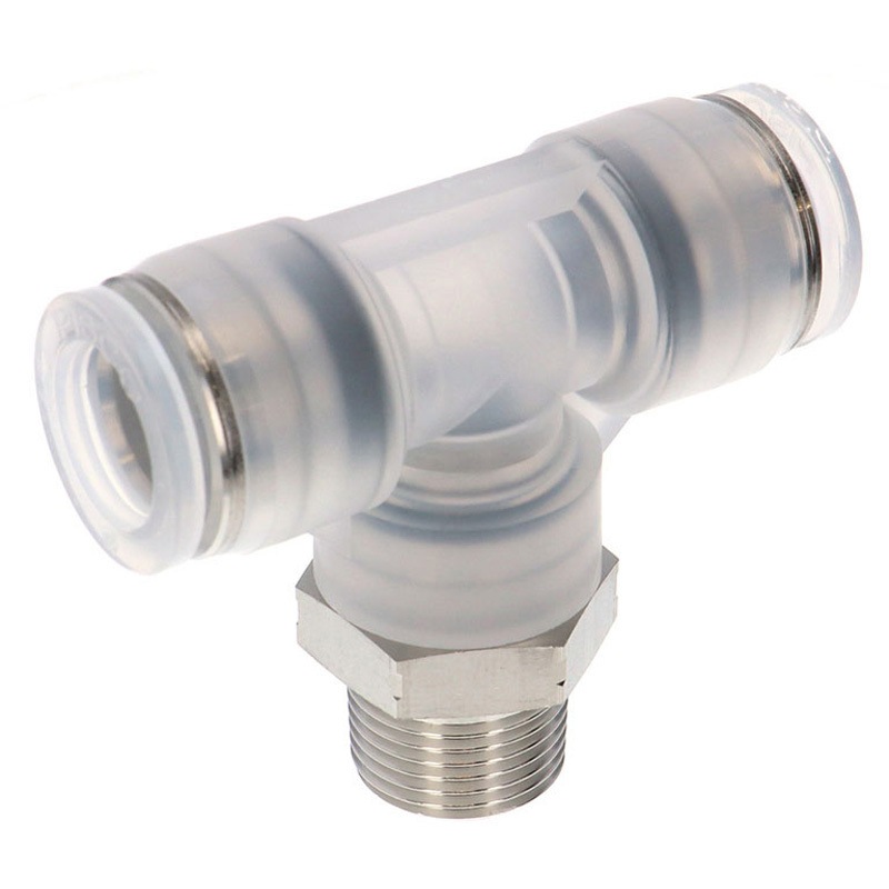 SPPB12-03SP チューブフィッティングPP/耐腐食性SUS303相当 特殊ステンレス ティー PISCO(ピスコ) 適合チューブ外径12mmねじサイズR3/8 1袋(10個) SPPB12-03SP 12,946円