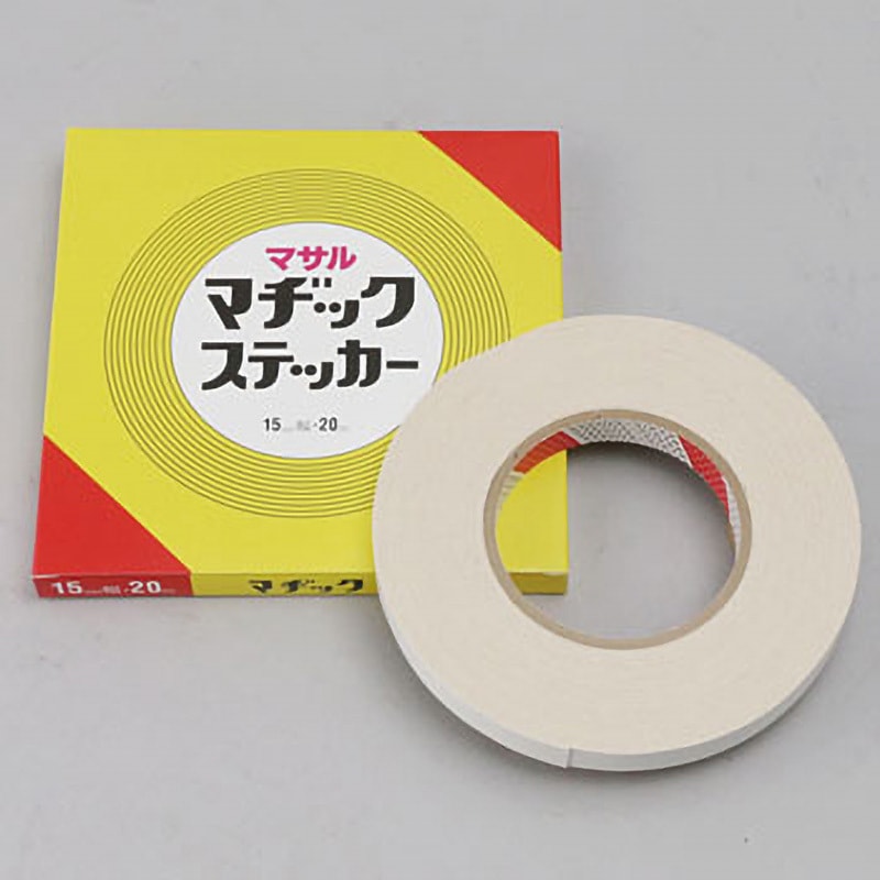 15MS マヂックステッカー(床用) マサル工業 ポリエステル基材 幅