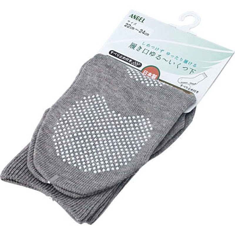 9090 履き口ゆるーいくつ下 (すべり止め付) 東京エンゼル 男女兼用