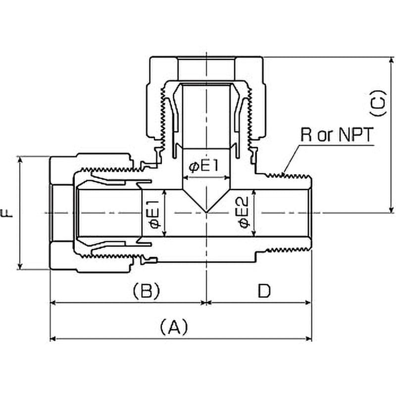 P-MRT10 -3A メイルランティ 1個 日本ピラー工業 【通販モノタロウ】