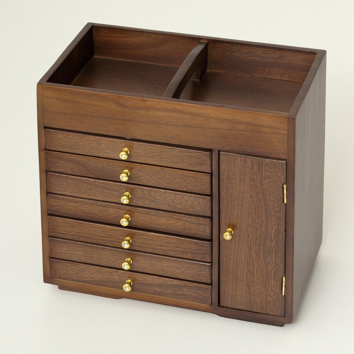 64852 持ち手付 すっ桐ボックス 1個 クロシオ 【通販モノタロウ】