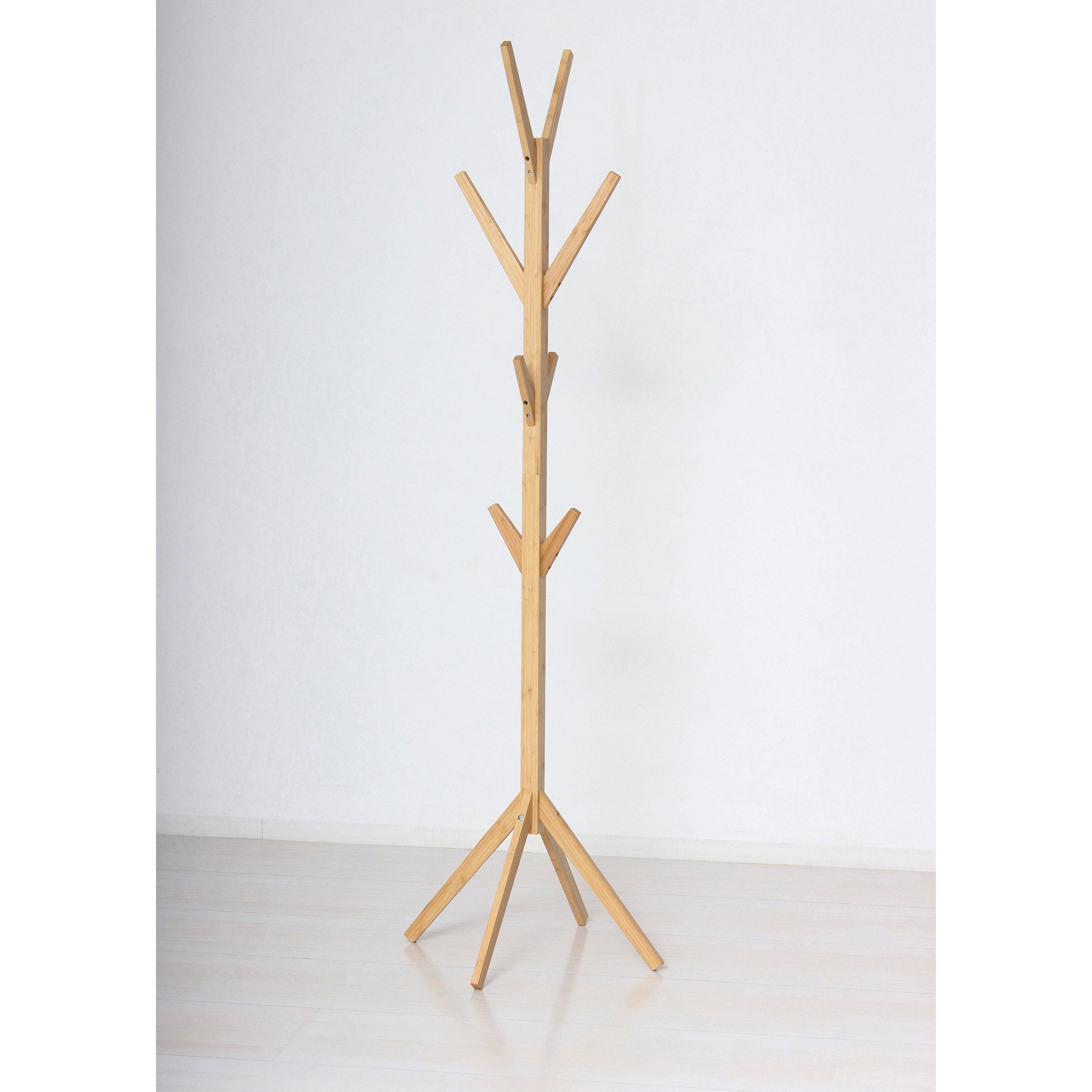 23551 Bamboo ポールハンガー クロシオ 材質:竹 ナチュラル色