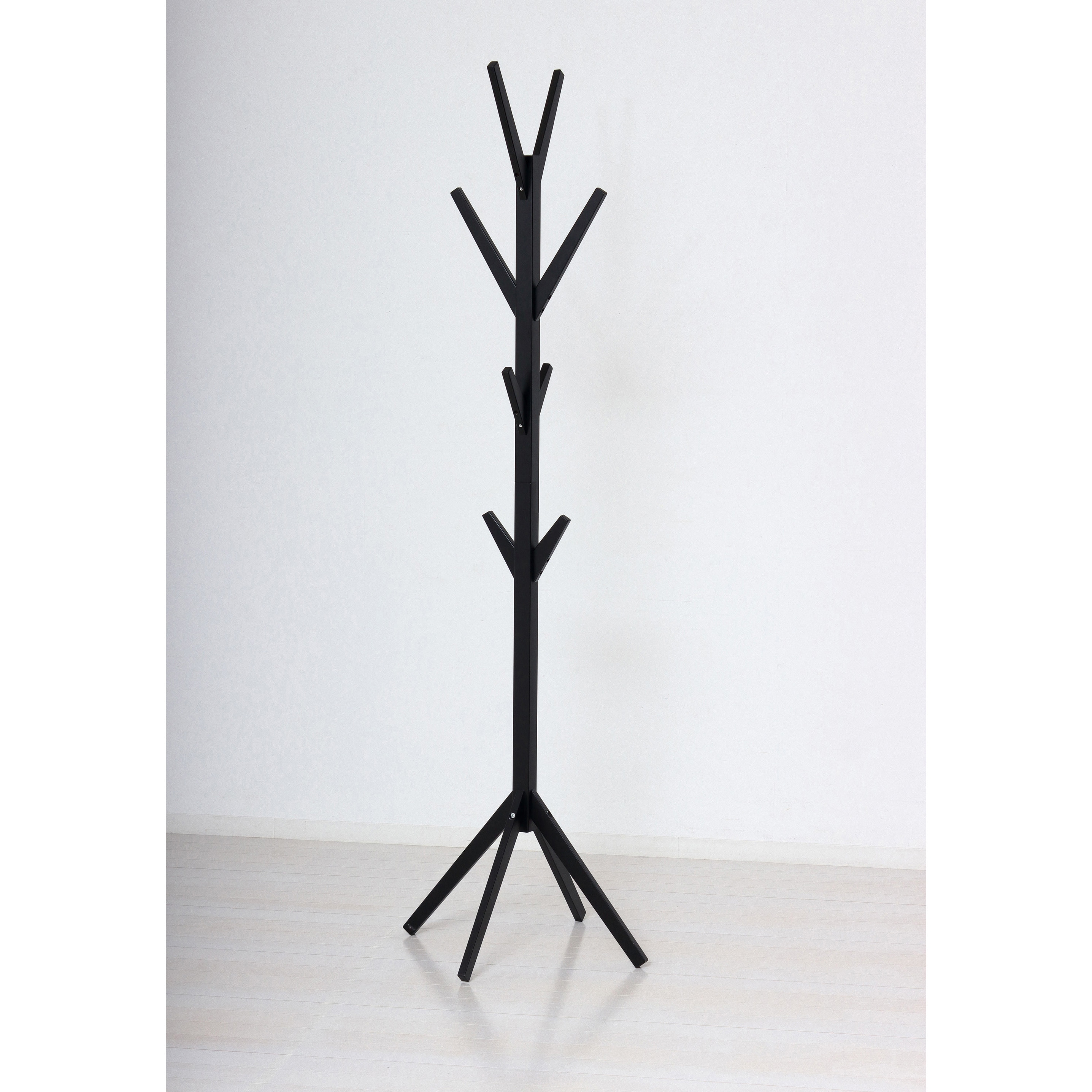 23553 Bamboo ポールハンガー クロシオ ブラック色 【通販モノタロウ】