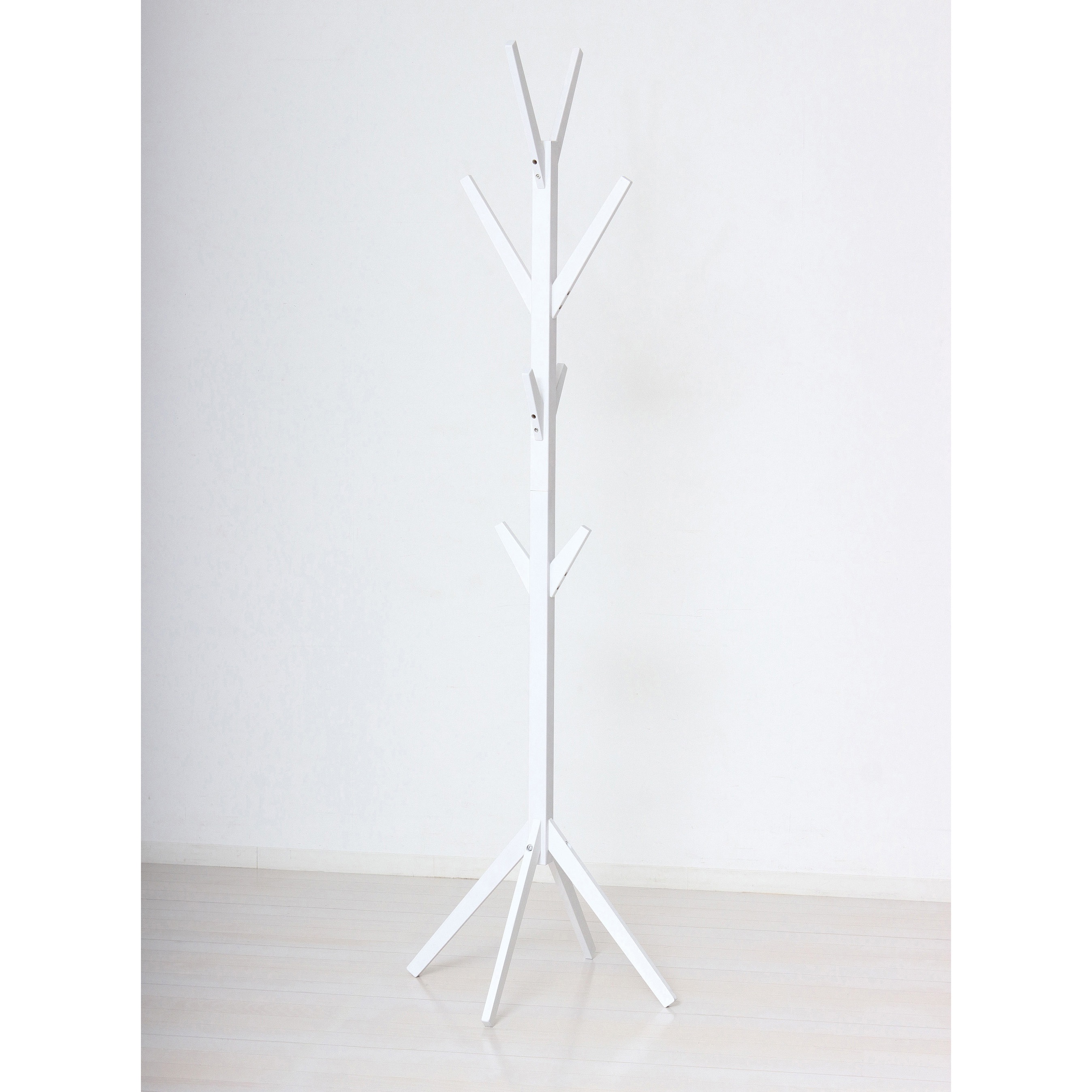 23555 Bamboo ポールハンガー クロシオ 材質:竹 ホワイト色