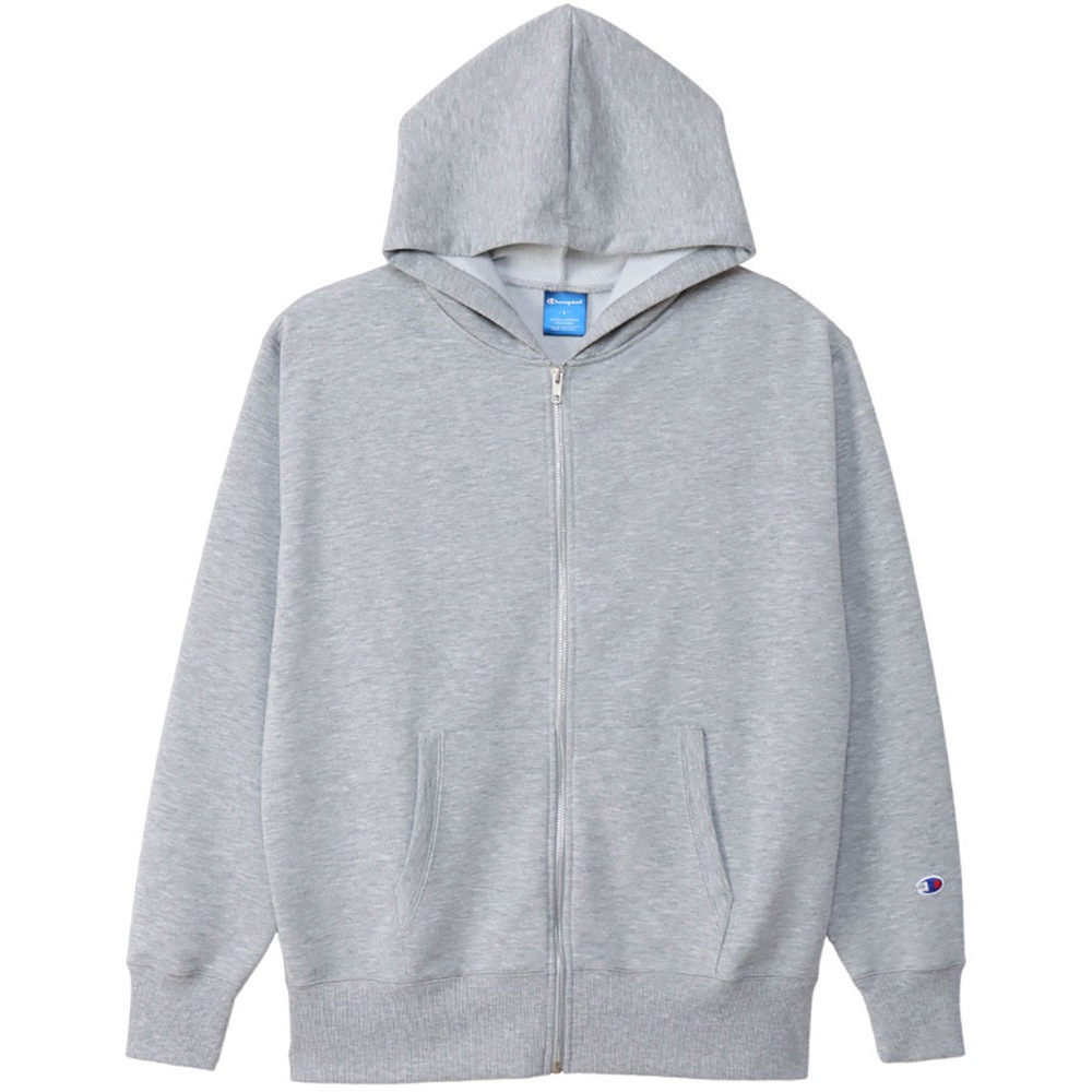 Champion グレー フード付きパーカー 楽天市場】チャンピオン パーカー CHAMPION ジップフーデッド