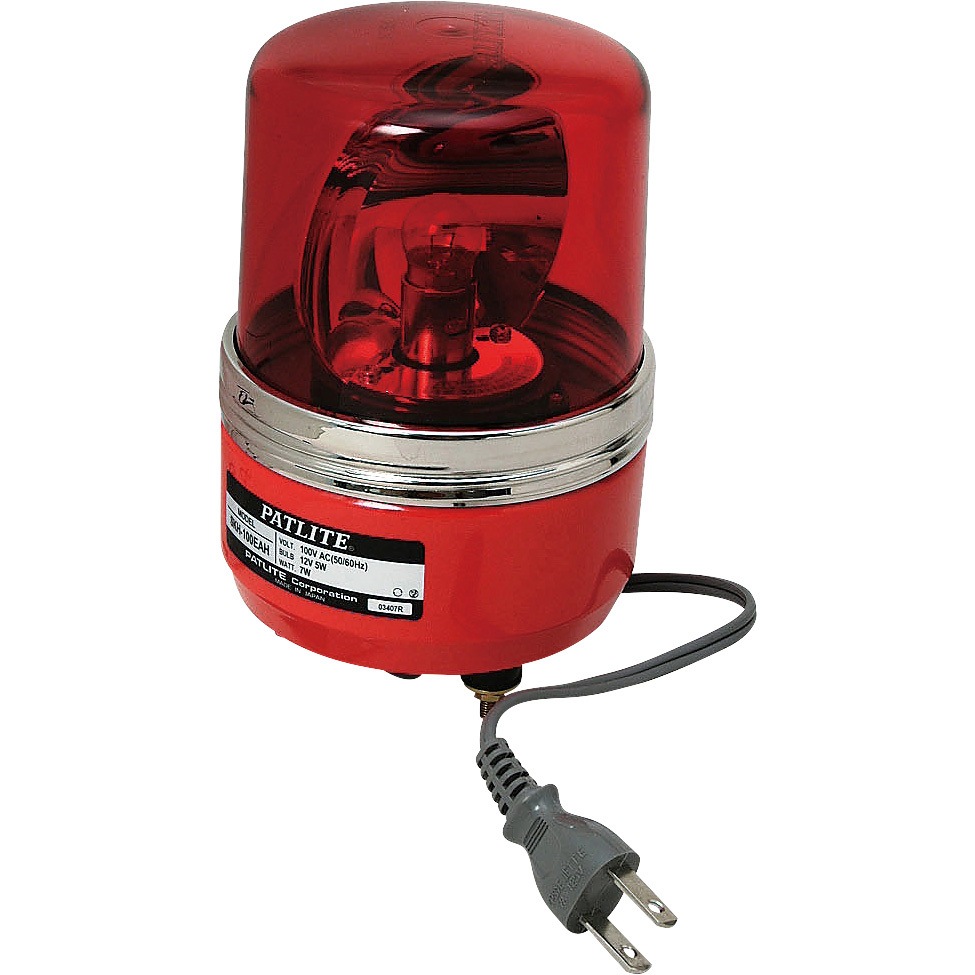 SKH-100EAH-R 小型回転灯 赤 PATLITE(パトライト/旧:春日電機) AC100V