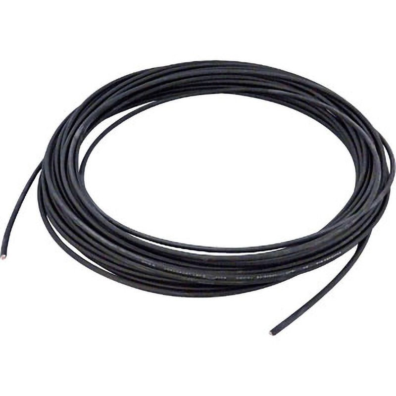 EM-IE/F5.5SQ黒 600V 耐燃性ポリエチレン絶縁電線 フジクラ・ダイヤケーブル 黒色 全長20m導体外径3.0mm