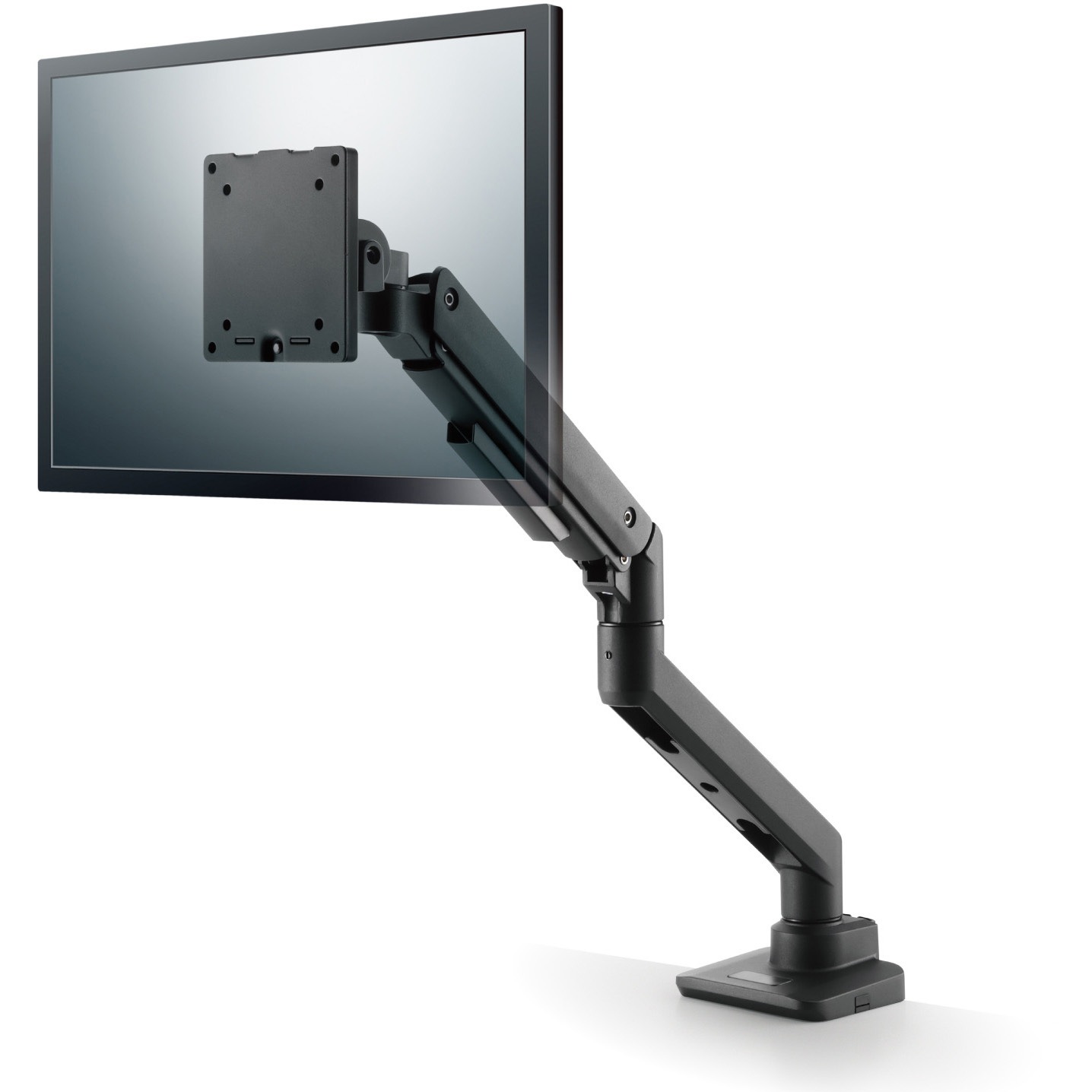 DPA-SL08BK モニターアーム シングル ディスプレイ 高耐荷重 ガススプリング式 クランプ式 グロメット式 5軸 1個 エレコム 【通販モノタロウ】