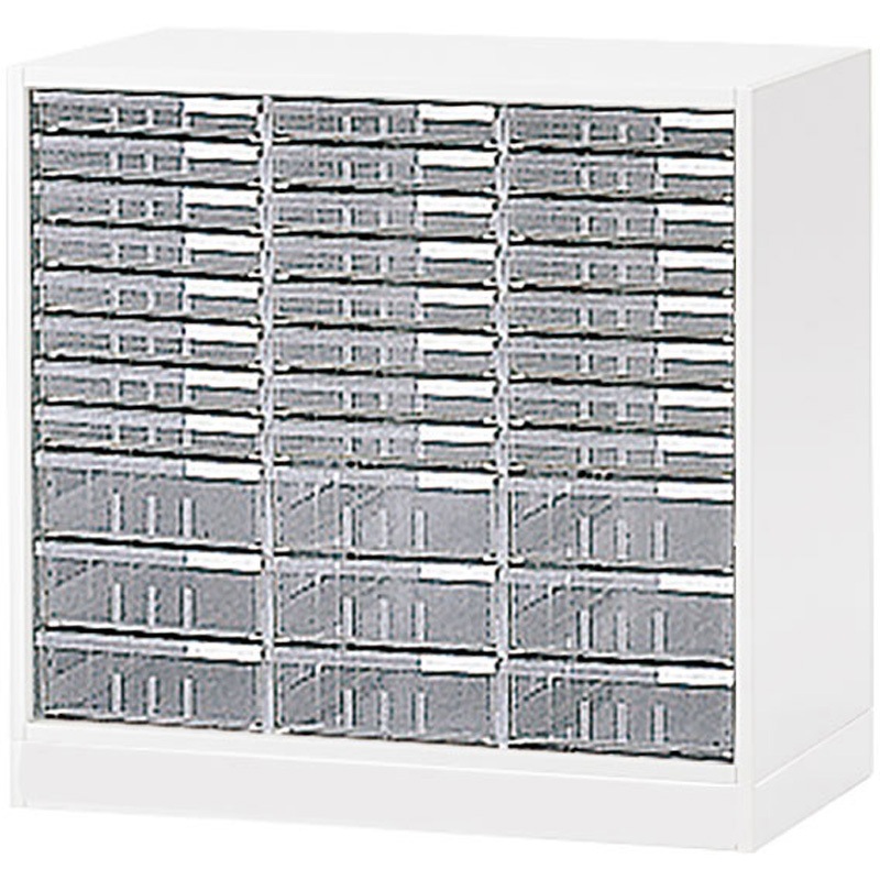 EHTS-069KAF-W9 シンラインキャビネット400 クリスタルトレイ型  下段用 ベース付<配送時組立サービス付> 1台 イトーキ 【通販モノタロウ】