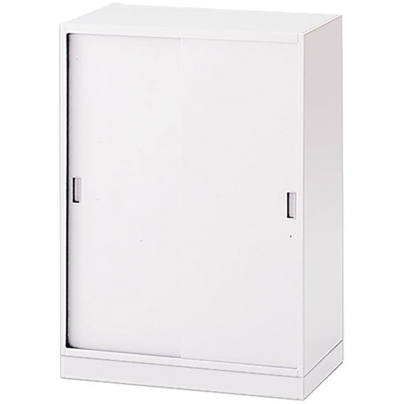 EHFS-108GSN-W9 シンラインキャビネット400 引戸型 3段 下段用 ベース付<配送時組立サービス付> イトーキ 引違い型 W9/ホワイト色   EHFS-108GSN-W9