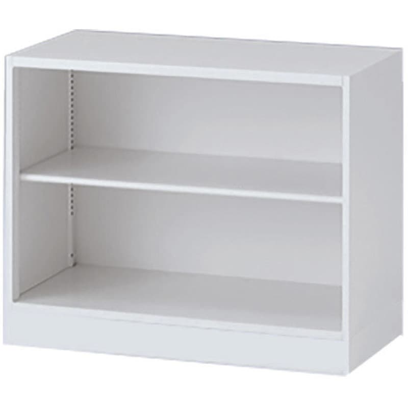 EHTM-069LS1-WE シンラインキャビネット オープン棚型 2段 下段用 ベース付<配送時組立サービス付> イトーキ WE/ホワイトグレー色 高さ700mm間口900mm奥行450mm  EHTM-069LS1-WE