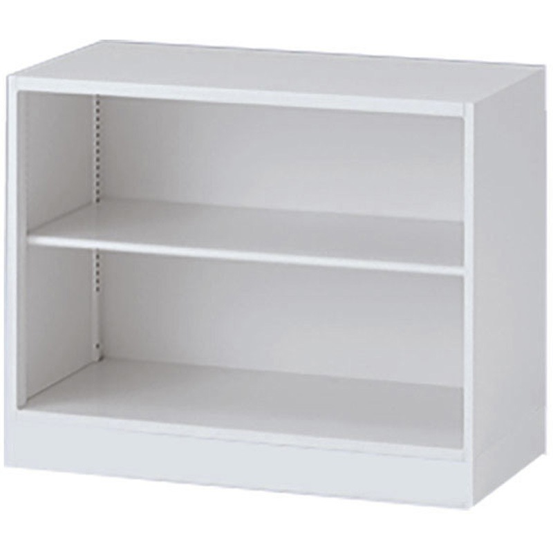 EHTM-069LS-WE シンラインキャビネット オープン棚型 2段 下段用 ベース付<配送時組立サービス付> イトーキ WE/ホワイトグレー色 高さ752mm間口900mm奥行450mm  EHTM-069LS-WE