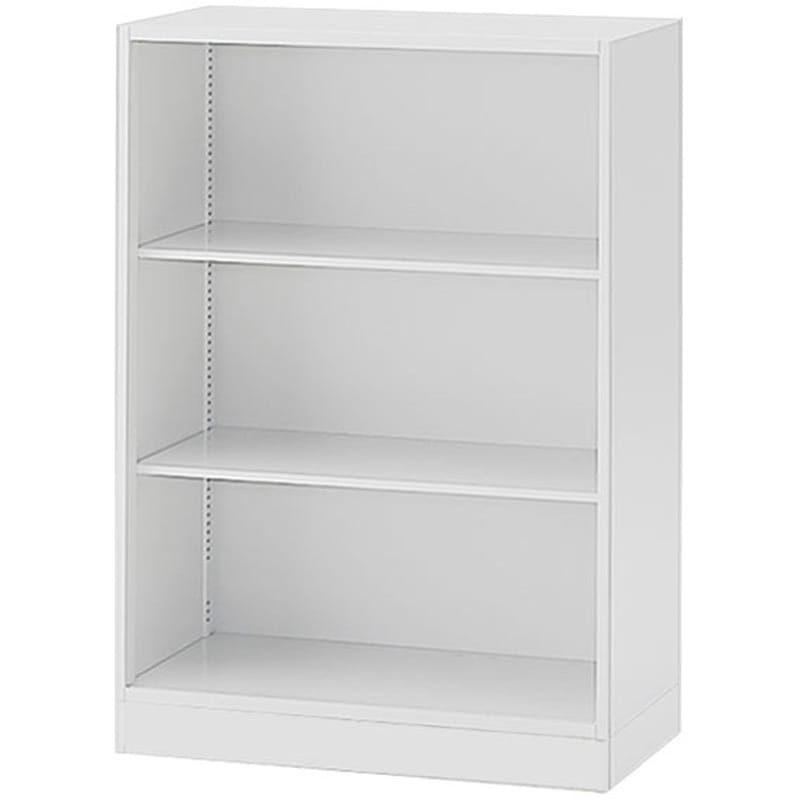 EHTD-129L-W9 シンラインキャビネット500 オープン棚型 3段 下段用 ベース付<配送時組立サービス付> イトーキ W9/ホワイト色 高さ1246mm間口900mm  EHTD-129L-W9 42,237円