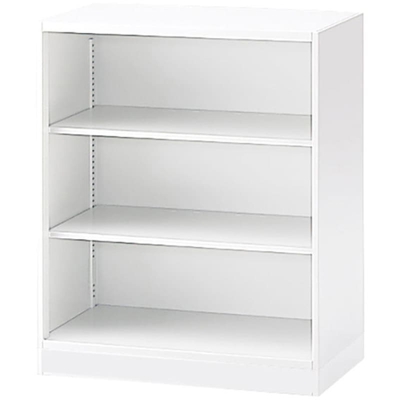 EHTS-099L-W9 シンラインキャビネット400 オープン棚型 3段 下段用 ベース付<配送時組立サービス付> イトーキ W9/ホワイト色 高さ950mm間口900mm  EHTS-099L-W9 30,537円