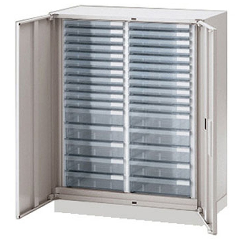 EHTM-109TBMN-WE シンラインキャビネット クリスタルトレイ型  下段専用 ベース付<配送時組立サービス付> 1台 イトーキ 【通販モノタロウ】