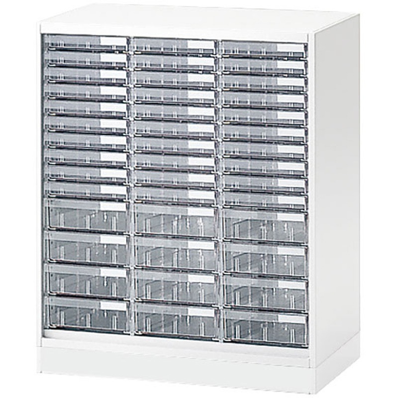 EHFS-098KAFN-W9 シンラインキャビネット400 クリスタルトレイ型  下段専用 ベース付<配送時組立サービス付> 1台 イトーキ 【通販モノタロウ】