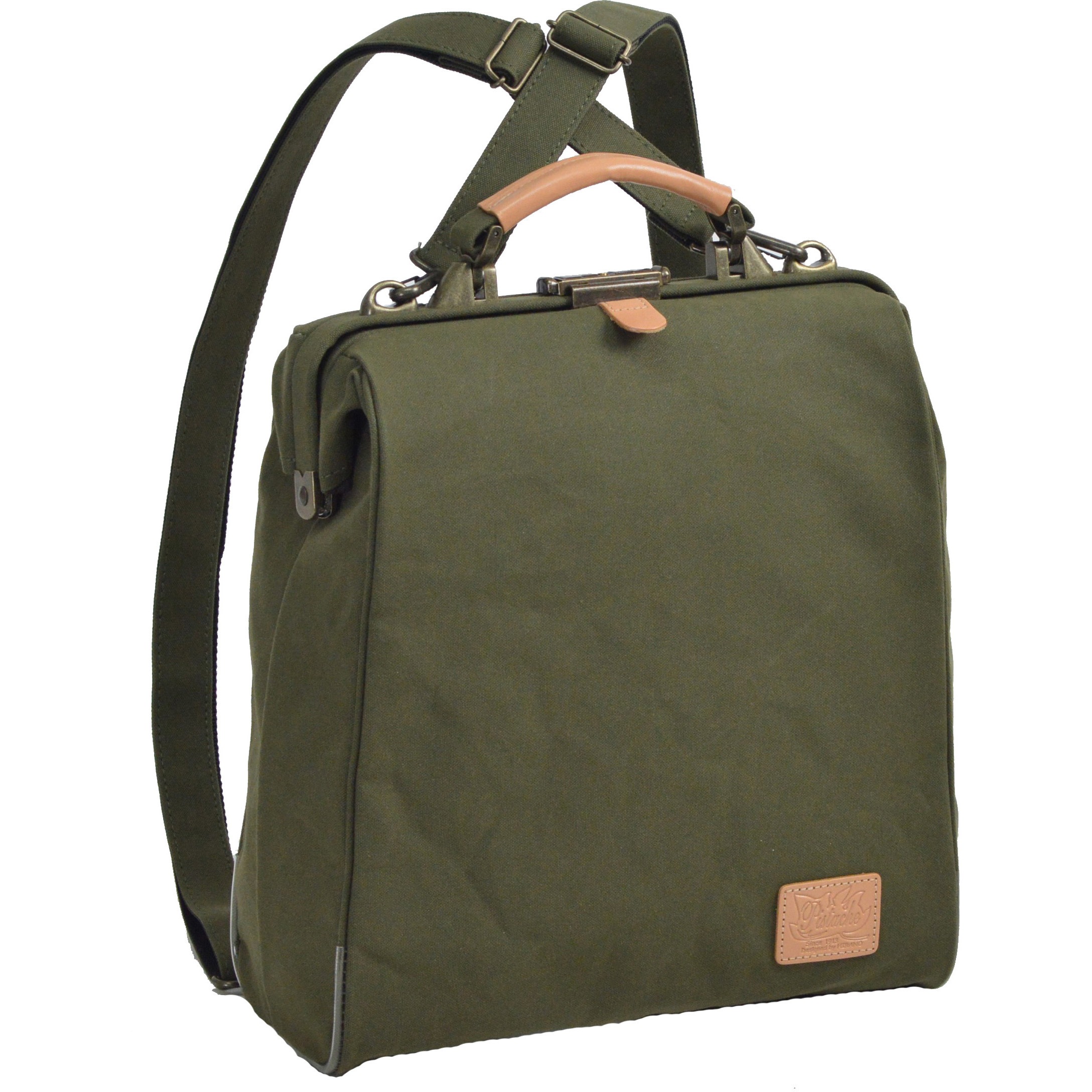 22363-02 縦型3WAYダレスバッグ-カーキ Pistache 横31cm  22363-02