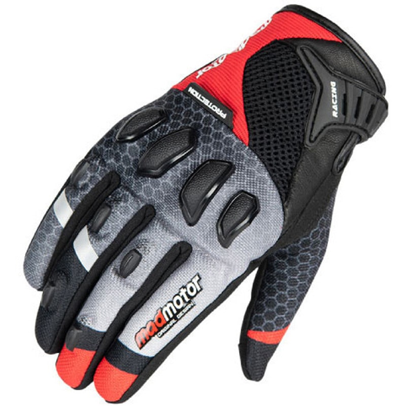 MM50-MT21L-RD バイク用 ライディンググローブ スマートフォン対応