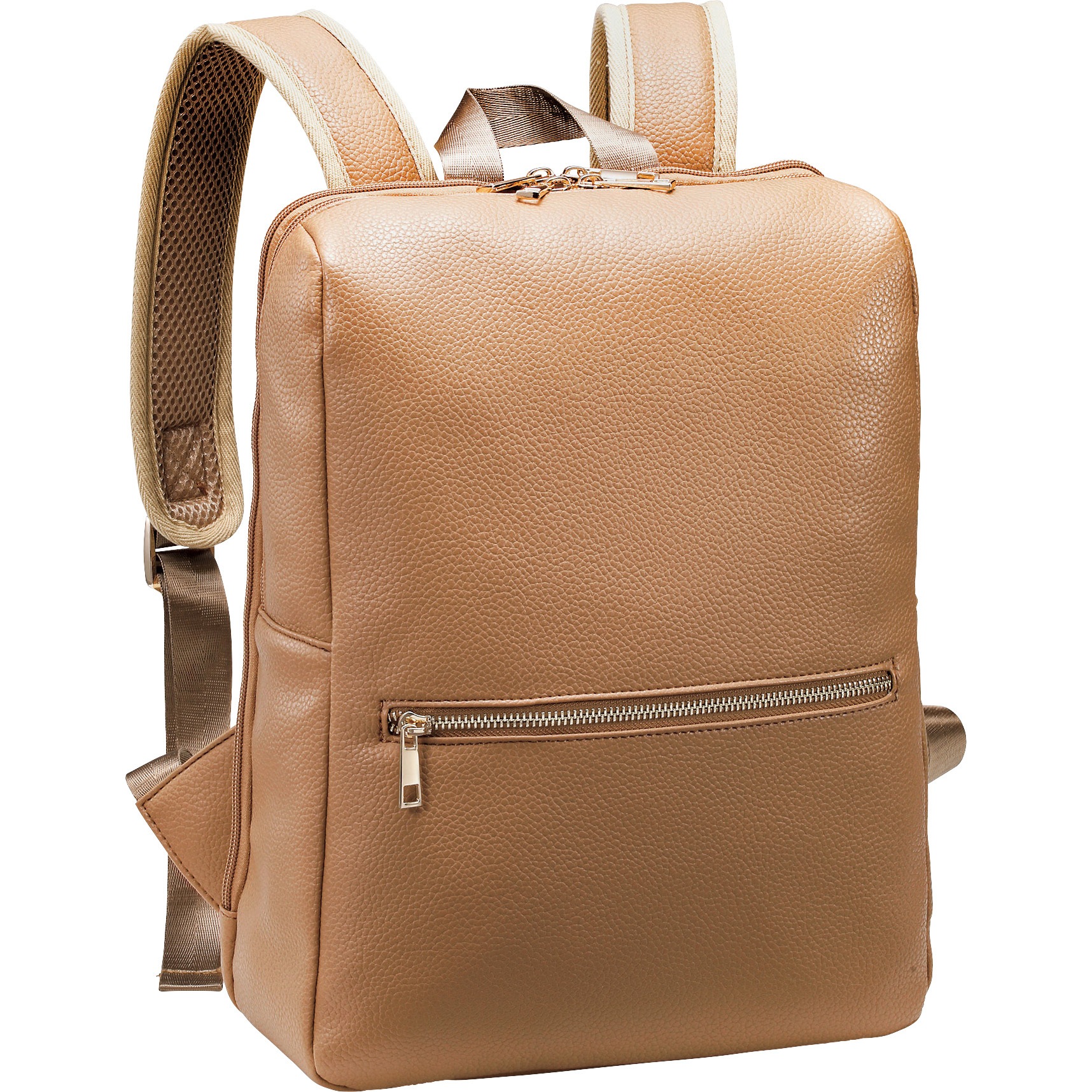 42580-08 軽量レディースリュック-ブラウン VALENTINO VISCANI 容量8L