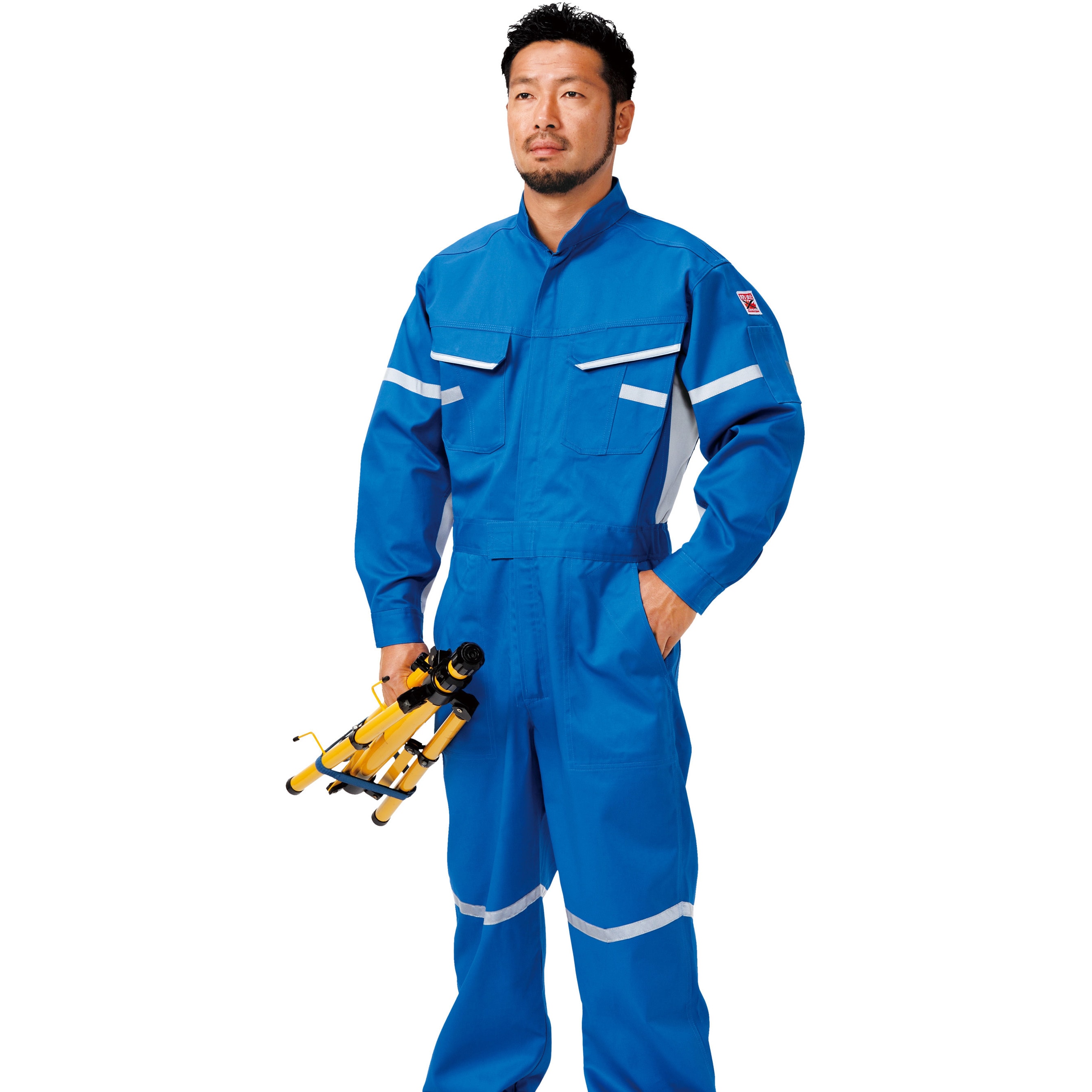MD5300R 高視認防炎ツナギMD5300R Max Dyna 4/ブルー色 L 13,980円