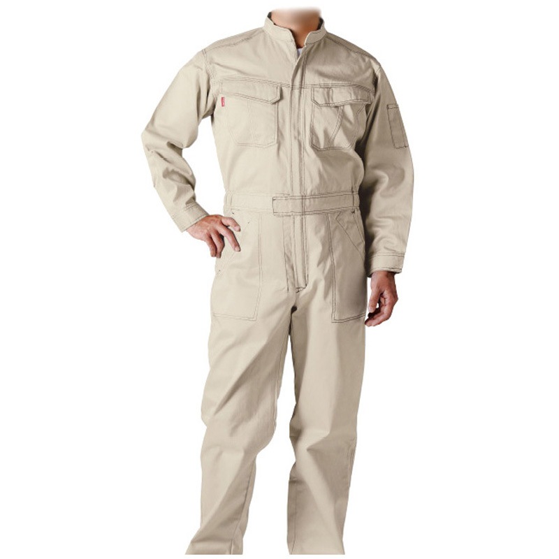 MD5200 防炎長袖ツナギMD5200 Max Dyna 57/アイボリー色 4L