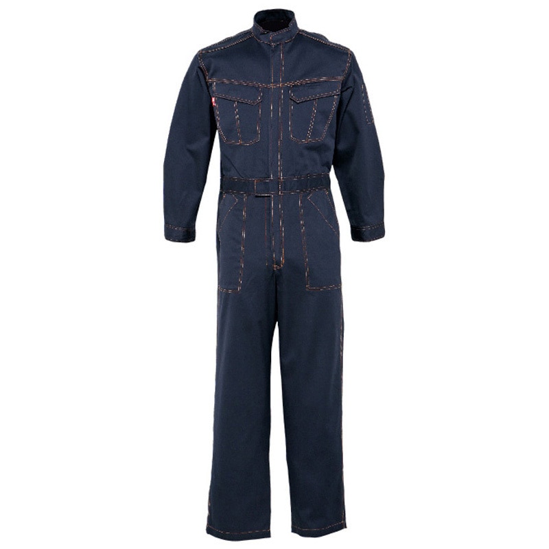 MD5200 防炎長袖ツナギMD5200 Max Dyna 40/ネイビー色 6L