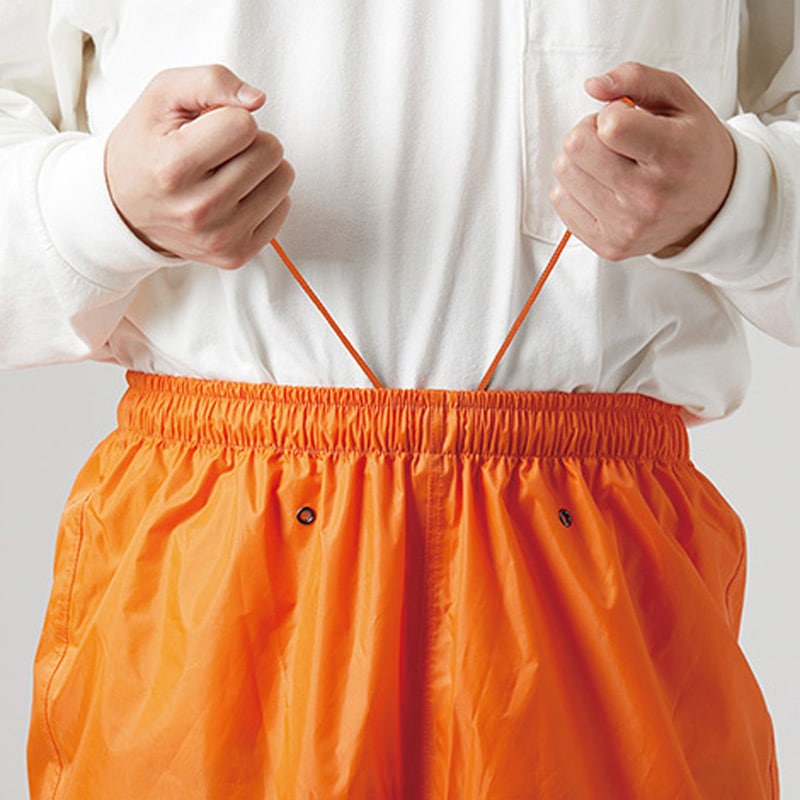 3420 アーマーライトレインスーツ 3420 カジメイク オレンジ色 サイズM