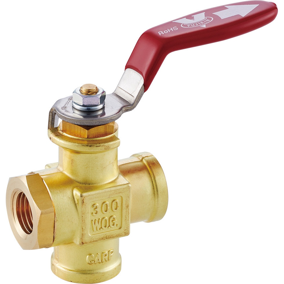 DBVT-12D-R 手動ボールバルブ フジキン ねじ込み式 対応 呼び径(B)Rc1/2  DBVT-12D-R