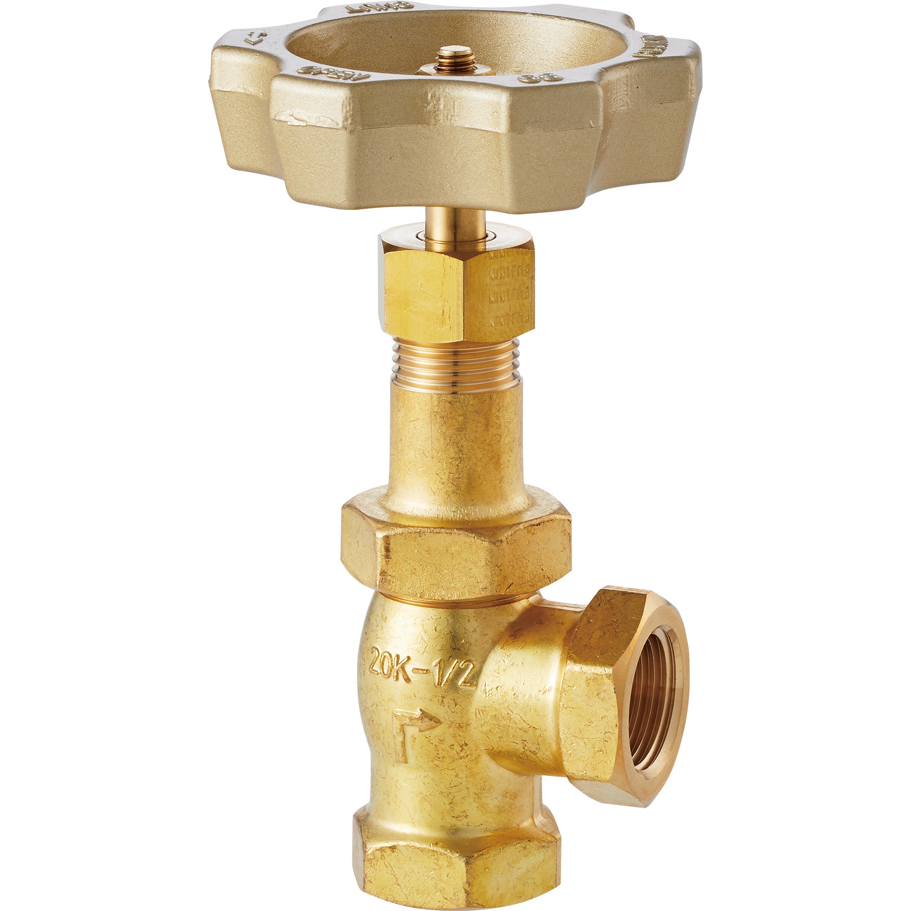 DH-32E-R 手動アングルタイプニードルバルブ フジキン 材質(本体)C3771B 呼び径(B)Rc3/4  DH-32E-R 22,980円