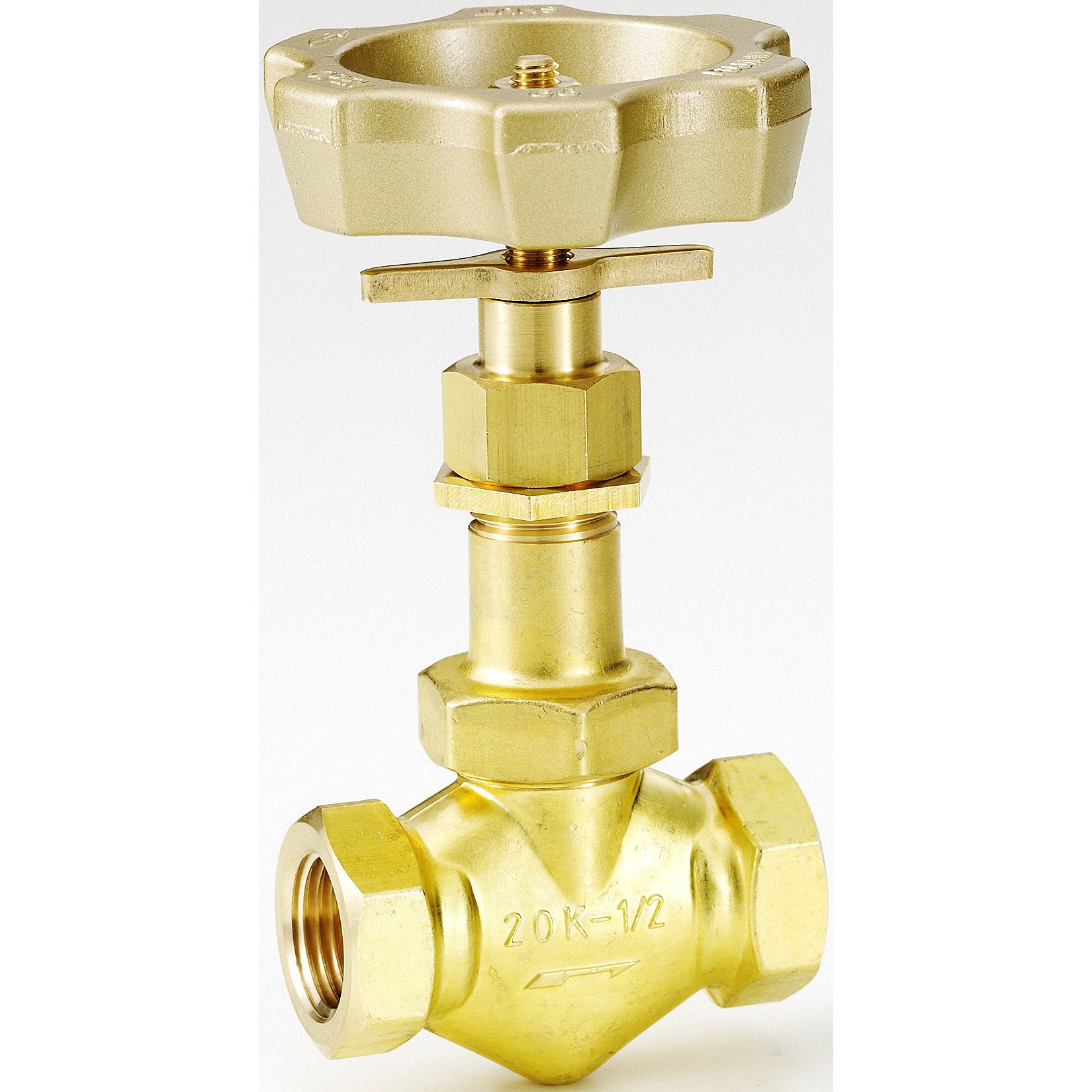 DH-12LD-R 手動グローブタイプニードルバルブ フジキン 材質(本体)C3771B 呼び径(B)Rc1/2  DH-12LD-R