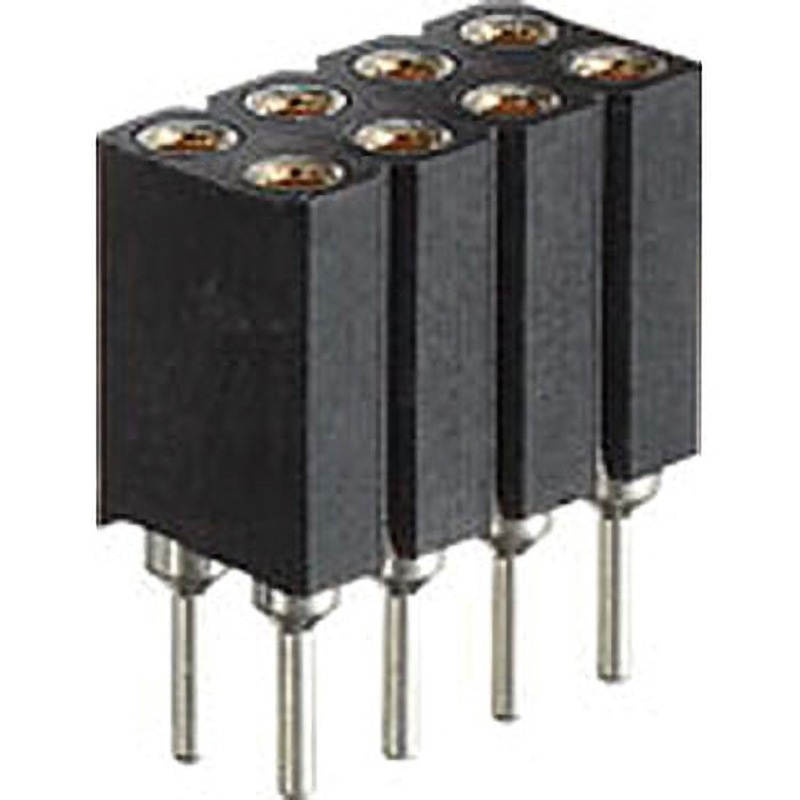 FRS-22042-20 ピンヘッダー(ソケット) FRS-22042-00ストレート(2列) 1袋(10個) 廣杉計器 【通販モノタロウ】