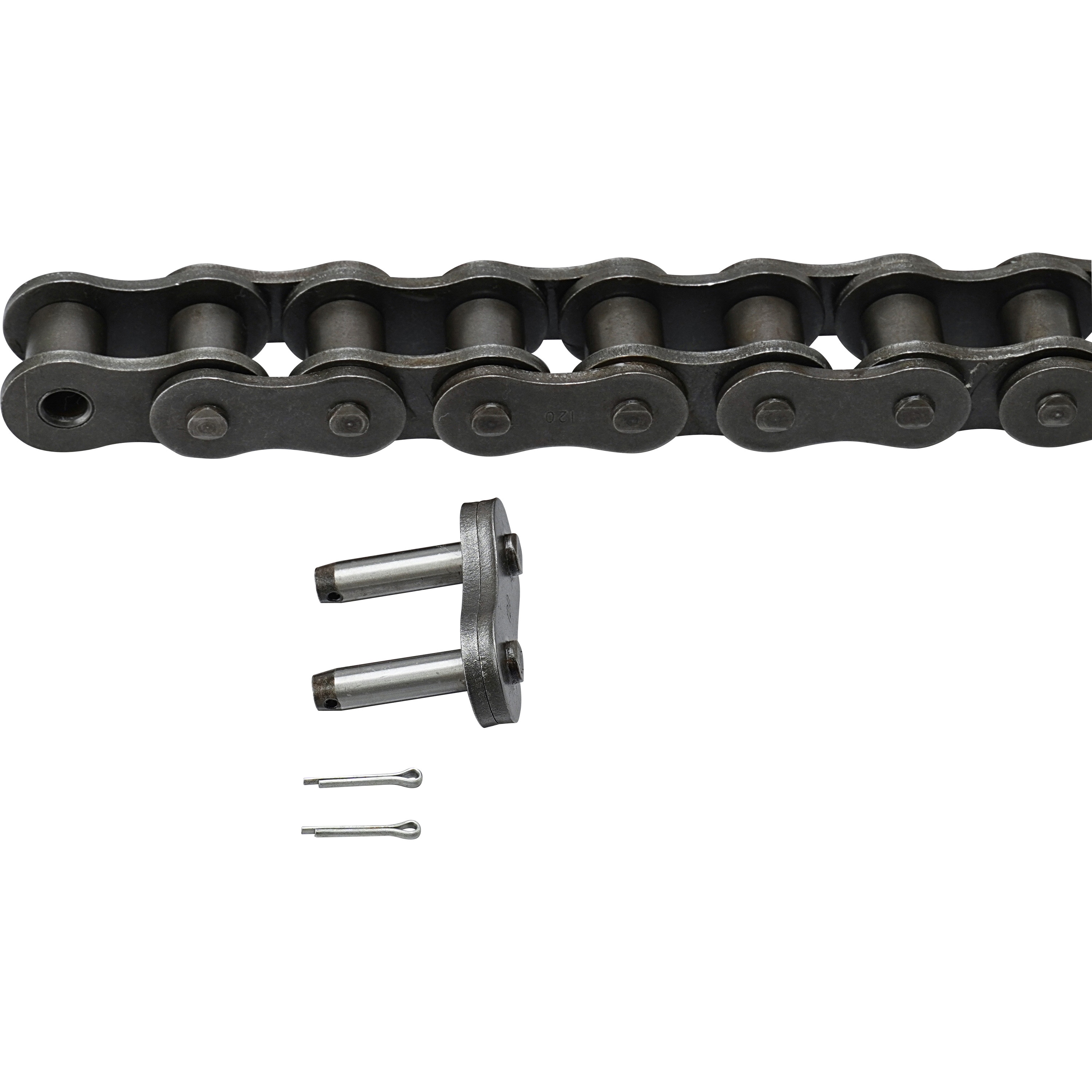 120-1-CP × 3m 標準ローラーチェーン モノタロウ 列数1 ピッチ38.1mmリンク内幅25.22mm